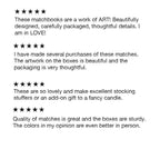 "Eastern Dreams" Handmade Decorator Matchbox Lot