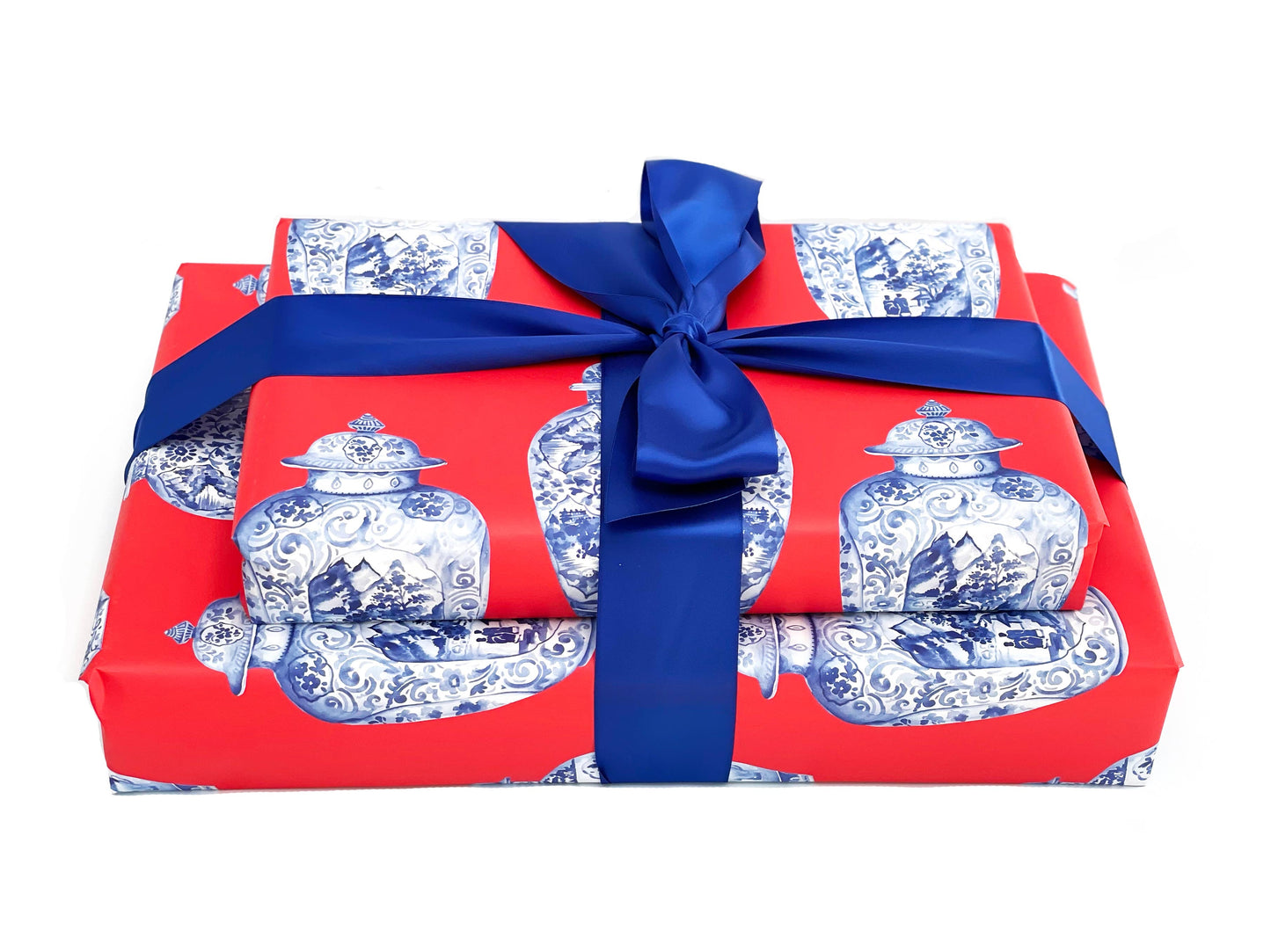 Red Ginger Jar Gift Wrap