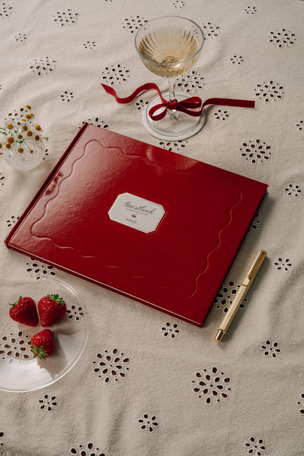 Guest Book, Hardcover - Cherry on Top