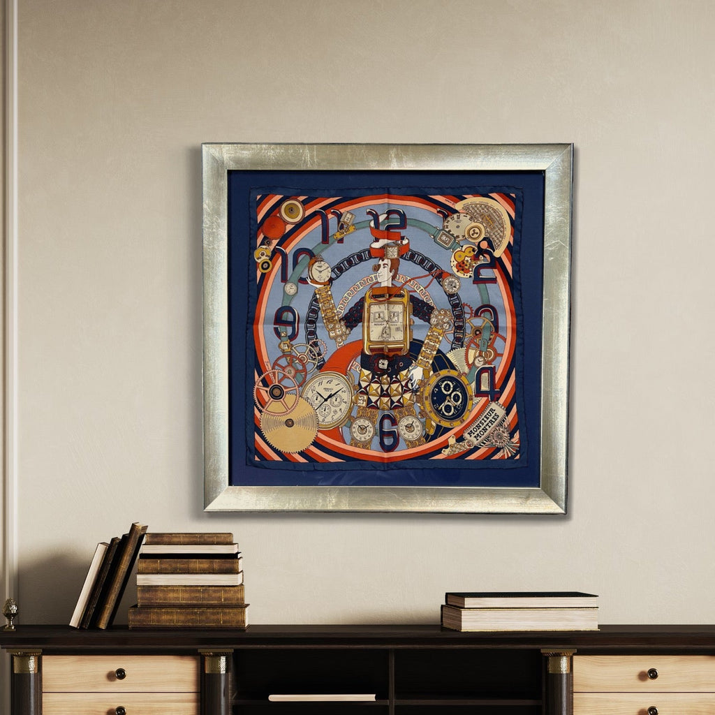 Hermès Framed Vintage Silk Scarf